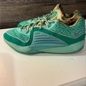 Nike KD  Teal Green Low-Top Athletic Sneakers